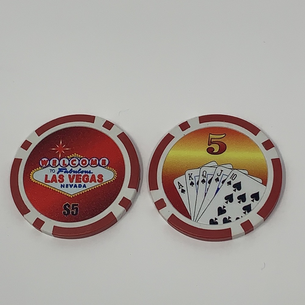$5 CHIP Welcome to Fab Las Vegas Gambling Casino